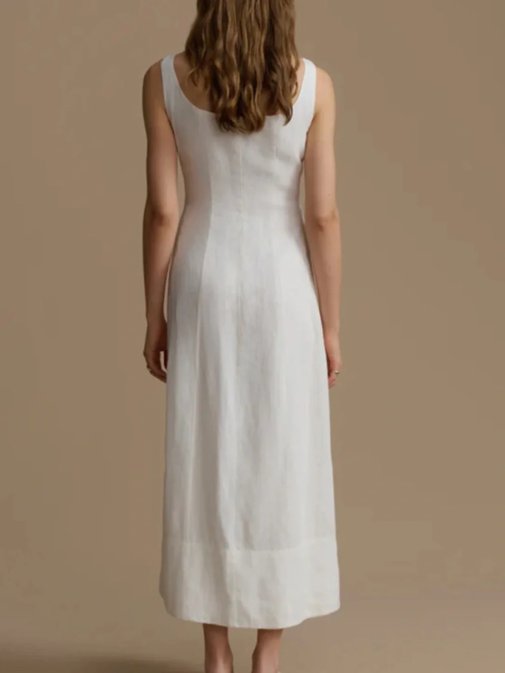 Jenni Kayne NEW Kinney Linen Dress White Size Small - Picture 3 of 7